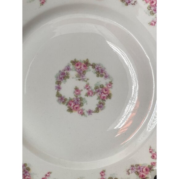 Elite Works Limoges France Bridal Wreath Pink Rose Garland 5-Pc Set REPLACEMENT - Picture 14 of 16